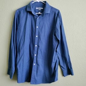 Perry Ellis ( L ) Button Down Long Sleeve EUC